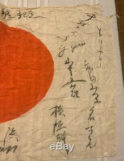 Rare Vintage WW2 Imperial JAPANESE Flag Original Veteran Souvenir