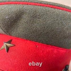 Rare Vintage WW2 WWII Japanese Imperial Army Officer Hat Cap Original item F/S