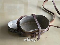Rare WW2 Japanese Imperial Army Officer Mess Kit with Should Strap (Original)