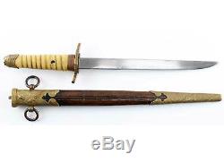 Rare Wwii Imperial Japanese Navy Officer Dagger, Knife