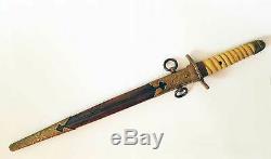 Rare Wwii Imperial Japanese Navy Officer Dagger, Knife