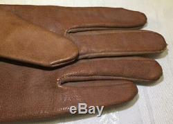 Rare and Mint Original WWII Imperial Japanese Army PILOT Leather Flying Gloves