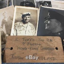 Royal Navy Japanese WWII POW Memorabilia E Tuffs J69264 1919 1946 100+ Photos