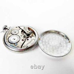 SEIKOSHA Antique Pocket Watch Imperial Japanese Army SEIKO 15 Jewels Silver