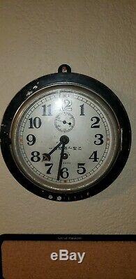 Seikosha Imperial Japanese Navy Ship's Clock Ww2 Battleship Submarine Clock