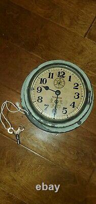 Seikosha Imperial Japanese Navy Ship's Clock Ww2 Battleship Submarine Clock