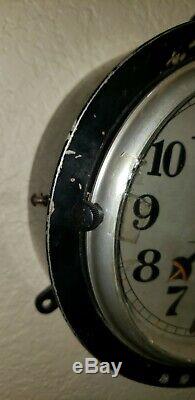 Seikosha Imperial Japanese Navy Ship's Clock Ww2 Battleship Submarine Clock