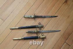 Set of two WWII Imperial Japanese Naval Officers Dirk's