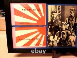 VINTAGE SIGNED PHOTOGRAPH of (3)'IMPERIAL JAPANESE NAVY PILOT'S' in FULL GEAR