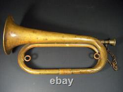 Vintage Brass Bugle in the Style of WWII Imperial Japanese Military Brass Bugle