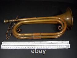 Vintage Brass Bugle in the Style of WWII Imperial Japanese Military Brass Bugle