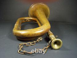 Vintage Brass Bugle in the Style of WWII Imperial Japanese Military Brass Bugle