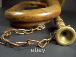 Vintage Brass Bugle in the Style of WWII Imperial Japanese Military Brass Bugle
