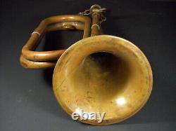 Vintage Brass Bugle in the Style of WWII Imperial Japanese Military Brass Bugle