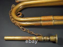 Vintage Brass Bugle in the Style of WWII Imperial Japanese Military Brass Bugle