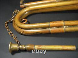 Vintage Brass Bugle in the Style of WWII Imperial Japanese Military Brass Bugle