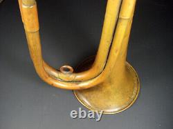 Vintage Brass Bugle in the Style of WWII Imperial Japanese Military Brass Bugle