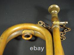 Vintage Brass Bugle in the Style of WWII Imperial Japanese Military Brass Bugle