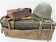 Vintage Imperial Japanese Army Ww2 Helmets, Leather Bag And Case Very Rare