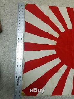 Vintage Imperial Japanese Army WW2 National Flag Rising Sun Silk World War II