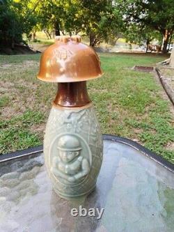 Vintage Japanese Army WW2 Imperial Military Imperial Sake Soldier Bottle and Cup