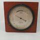 Vintage Japanese Barometer Thermometer No. 651 With Wood Mount Poss. Imperial Navy