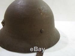 Vintage Japanese Helmet star Imperial Army civil defense WW2 japan