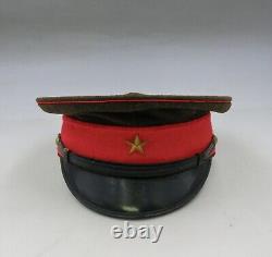 Vintage Japanese Imperial army Officer Hat Cap WW2 original item Vintage Good