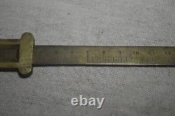 Vintage Japanese Metric and Imperial Vernier Caliper WWII Era Marked TOKYO