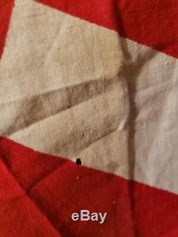Vintage Japanese WW2 Imperial Japan Silk Flag Collectible soldier's clot BIG