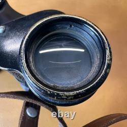 Vintage Original Ww2 Japanese Imperial Military 6x9.3 Binoculars And Field Case