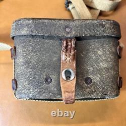 Vintage Original Ww2 Japanese Imperial Military 6x9.3 Binoculars And Field Case