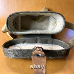 Vintage Original Ww2 Japanese Imperial Military 6x9.3 Binoculars And Field Case