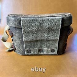 Vintage Original Ww2 Japanese Imperial Military 6x9.3 Binoculars And Field Case