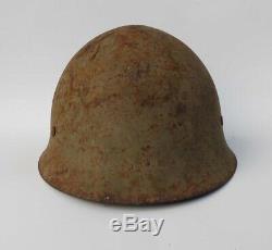 Vintage Original Wwii Japanese Imperial Army Helmet Vet Bring Back Fast Ship