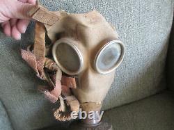 Vintage Original Wwii Japanese Japan Imperial Army Military Combat Gas Mask