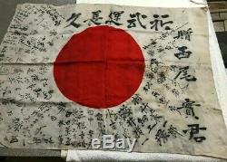 Vintage WW2 Imperial JAPANESE Flag Original