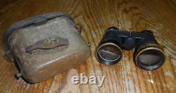 Vintage WW2 Imperial Japanese Officers Binoculars 4 x 10 with Case