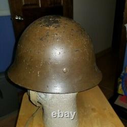 WORLD WAR TWO ORIGINAL WW2 Imperial Japanese ARMY T90 COMBAT Helmet