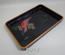 WW II Imperial Japanese Army Machine Gun Unit Commemorative Lacquer Tray