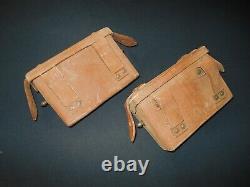 WW II Imperial Japanese Army RIFLE LEATHER AMMUNITION POUCH SET SUPERB