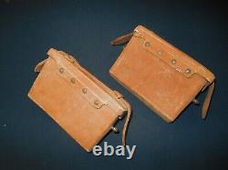 WW II Imperial Japanese Army RIFLE LEATHER AMMUNITION POUCH SET SUPERB