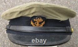 WW II Imperial Japanese Naval Academy Type 3 Cap 1944 Rare Military Headgear