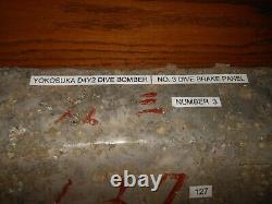 WW II Imperial Japanese Navy Aircraft DIVE BRAKE SECTION RELIC D4Y JUDY