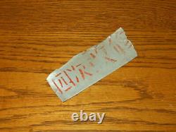 WW II Imperial Japanese Navy Aluminum Aircraft Skin & Stencil NICE