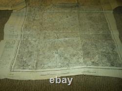 WW II Imperial Japanese Navy / Army TOPOGRAPHICAL BATTLE MAP RARE