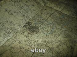 WW II Imperial Japanese Navy / Army TOPOGRAPHICAL BATTLE MAP RARE