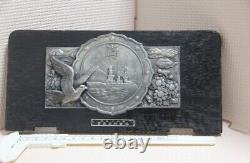 WW II Imperial Japanese Navy Award Plaque 1940 Military Commendation 2