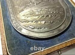 WW II Imperial Japanese Navy Battle Cruiser 1936 Launch Medal, Rare