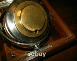 WW II Imperial Japanese Navy CHRONOMETER / SHIP DECK CLOCK VERY RARE